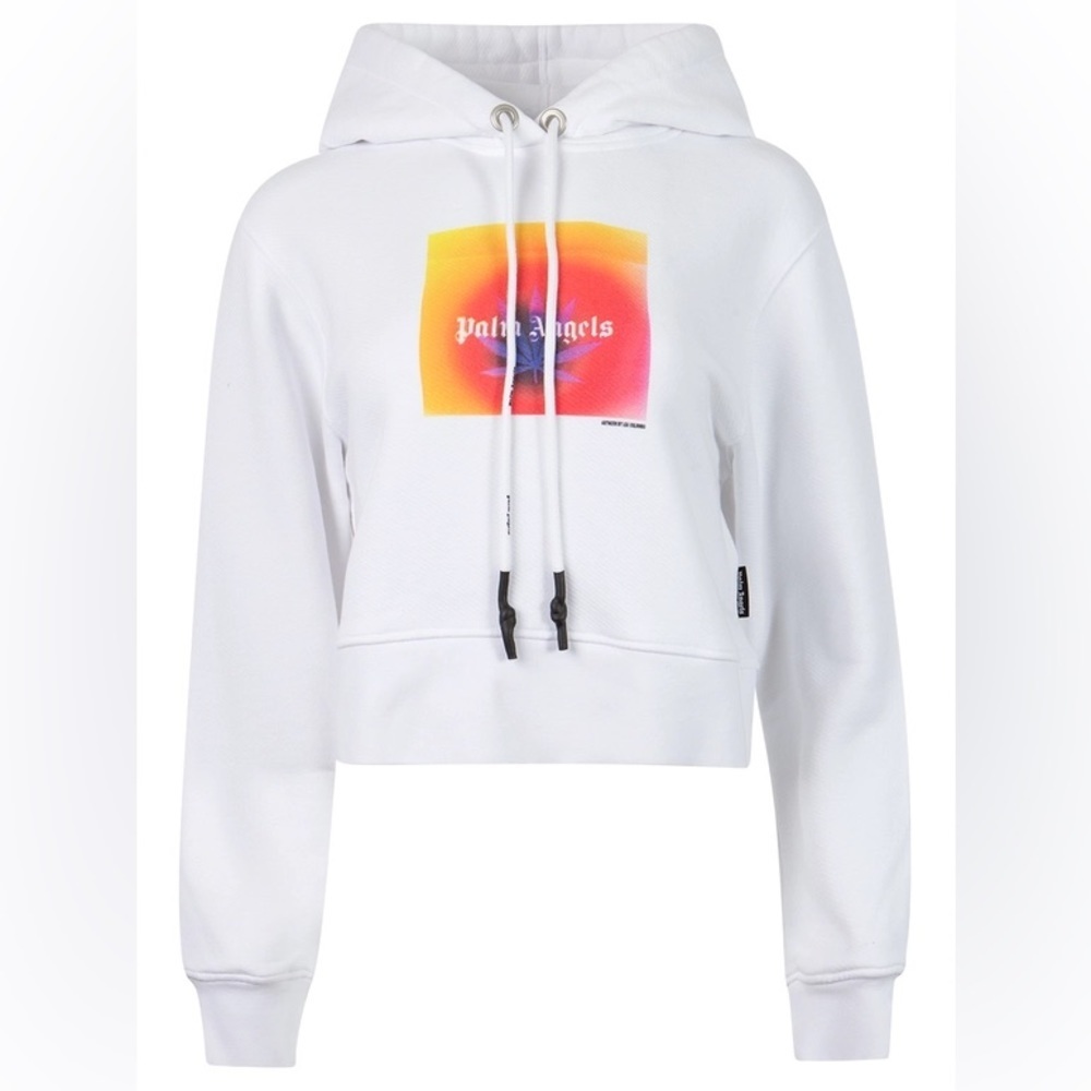 🎉Host Pick🎉 PALM ANGELS X THE WEBSTER LIMITED EDITION SQUARE LEAF HOODIE Sz M